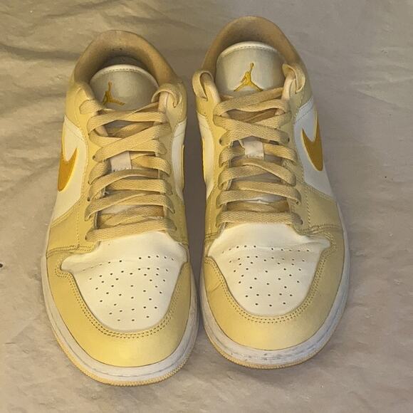 Nike Air Jordan 1 Low Sail Yellow Ochre DC0774-170 Women's 11.5 Men's 10 - Picture 2 of 10